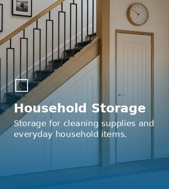 Under-stairs storage design example